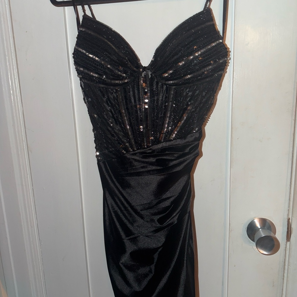 Bliss Black Sequin Dress